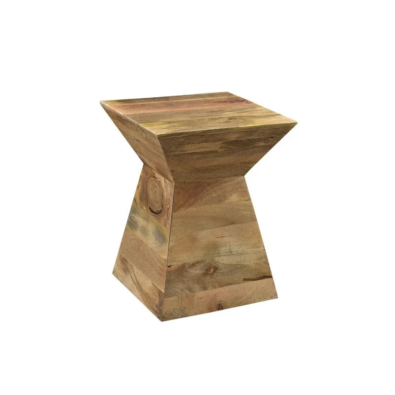 Bengal Manor Wooden Accent Table in Unique Shape 1