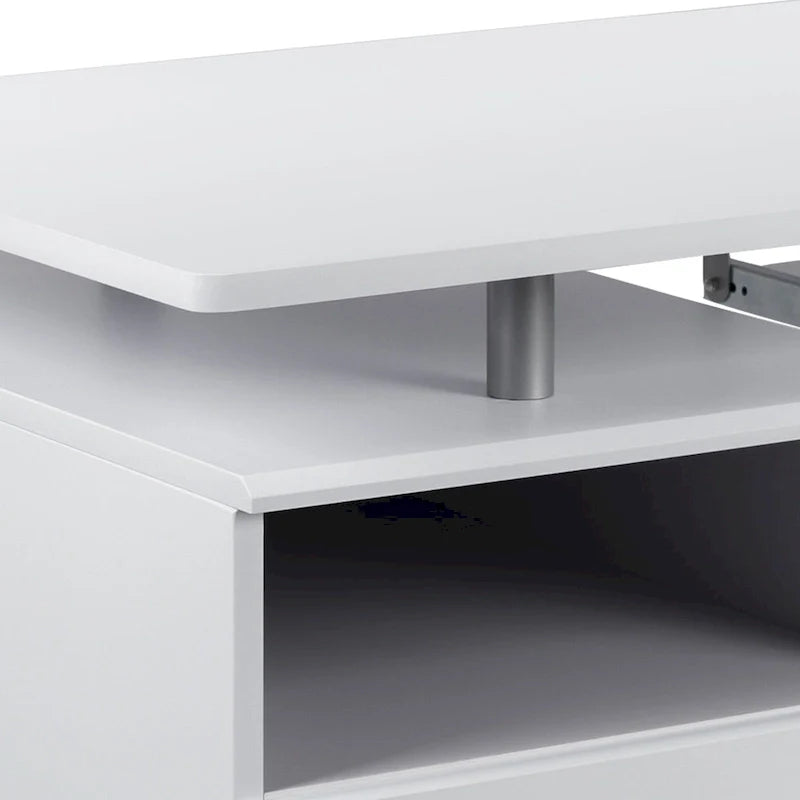 3-Drawer Pedestal Computer Desk with Keyboard Tray 29