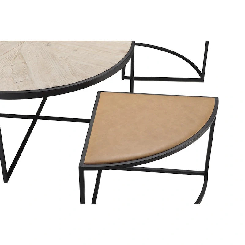 Burnham Home Olivia 5-Piece Coffee Table Set 7