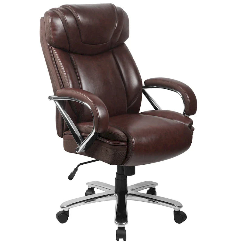 Executive Ergonomic Swivel Office Chair for Big & Tall with LeatherSoft Upholstery 17