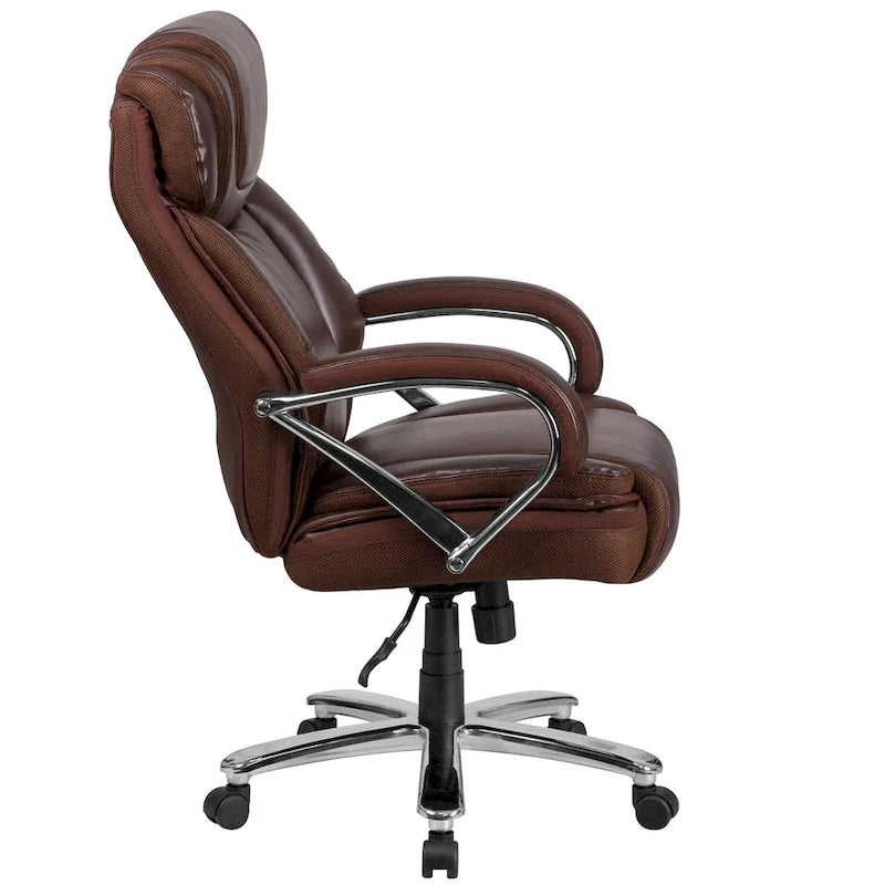 Executive Ergonomic Swivel Office Chair for Big & Tall with LeatherSoft Upholstery 25