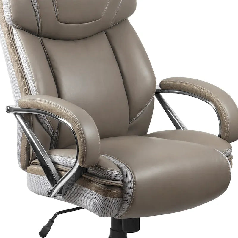 Executive Ergonomic Swivel Office Chair for Big & Tall with LeatherSoft Upholstery 36
