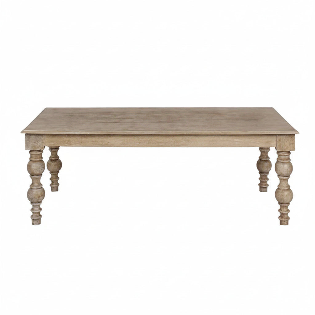 Natural Solid Wood Coffee Table 1