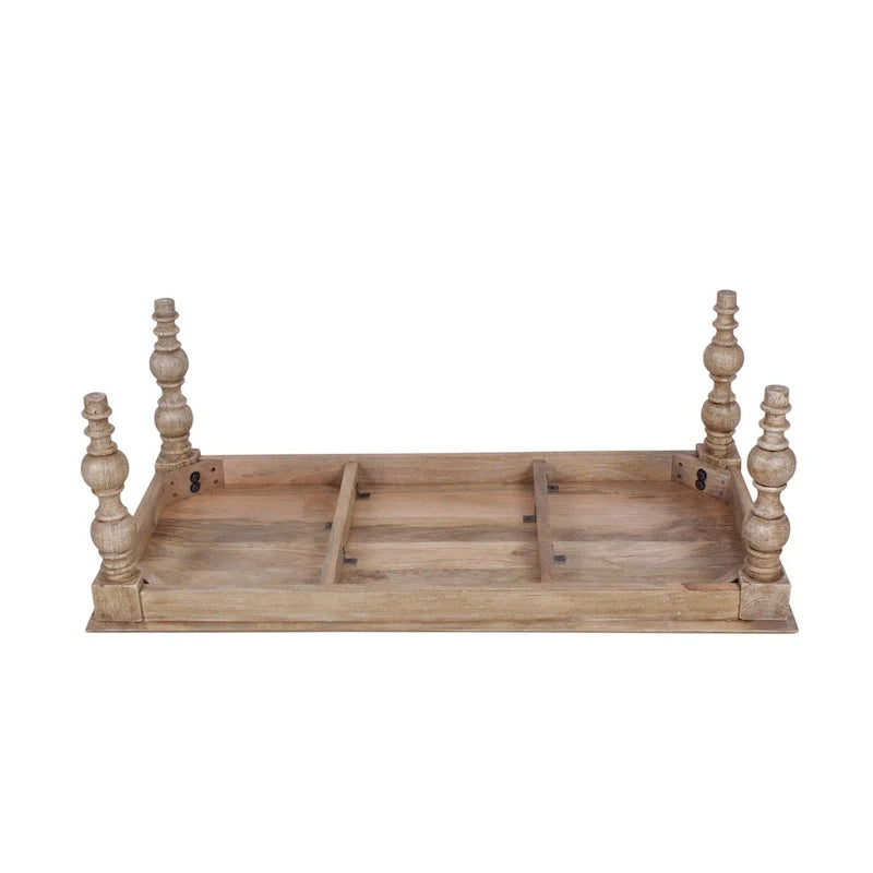 Natural Solid Wood Coffee Table 4