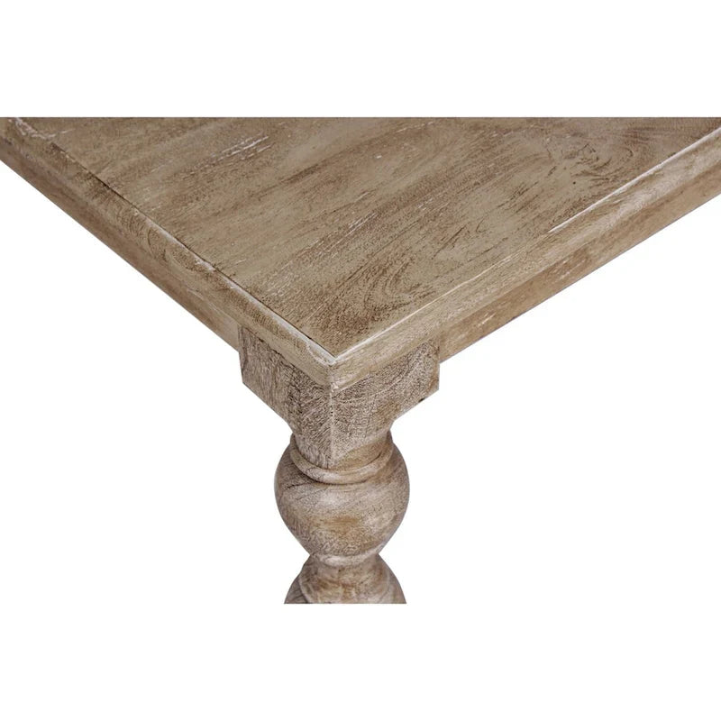 Natural Solid Wood Coffee Table 6