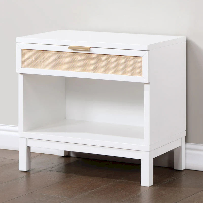 Greyson Living Brighten Cane Nightstand with 1 Drawer 3