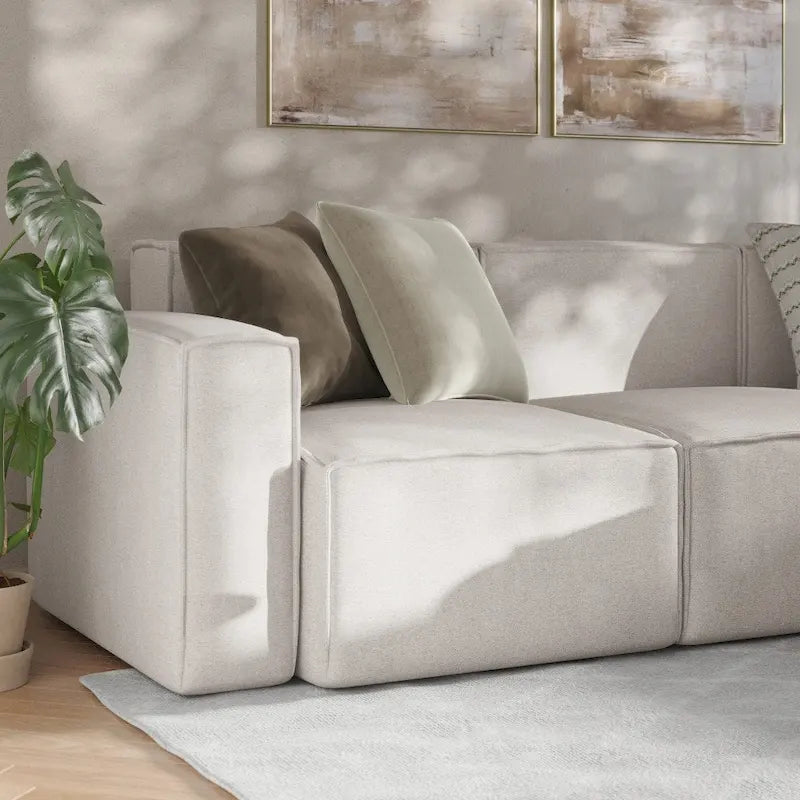 Modern Left Armrest Modular Sectional Sofa Chair 40