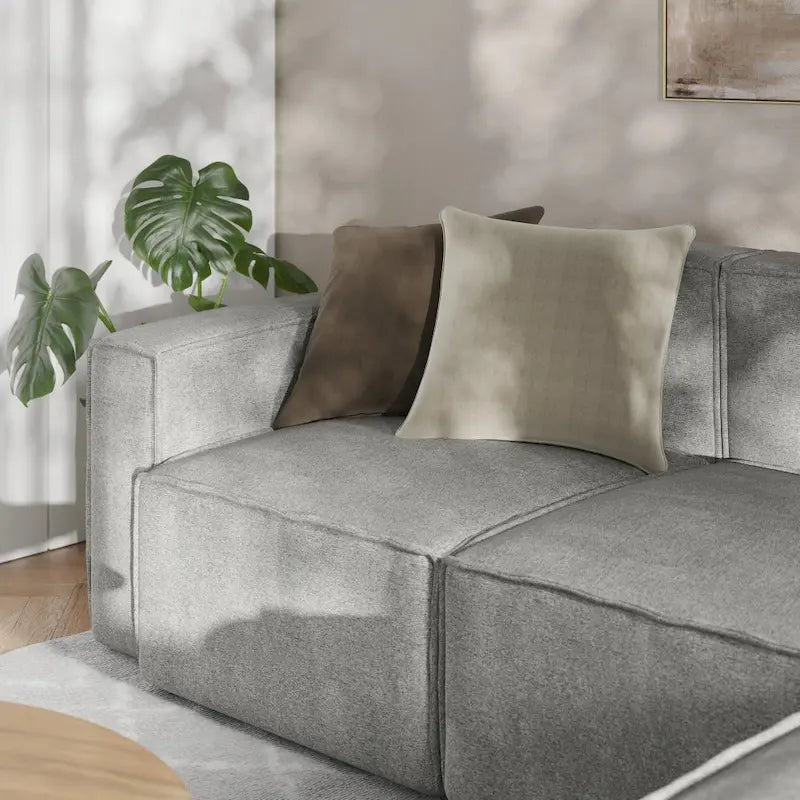 Modern Left Armrest Modular Sectional Sofa Chair 3