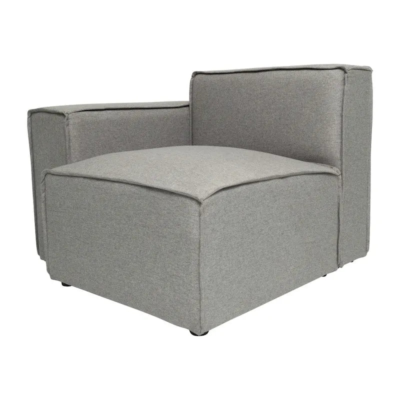 Modern Left Armrest Modular Sectional Sofa Chair 5