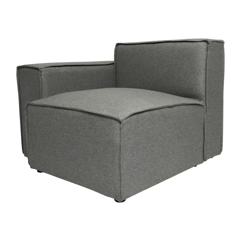 Modern Left Armrest Modular Sectional Sofa Chair 27