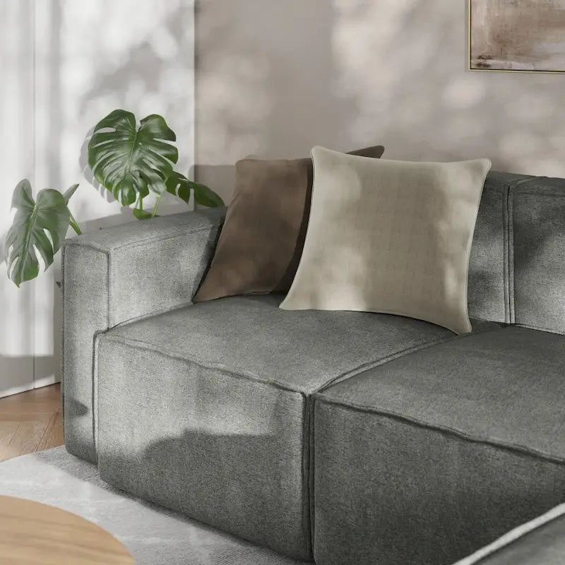 Modern Left Armrest Modular Sectional Sofa Chair 29