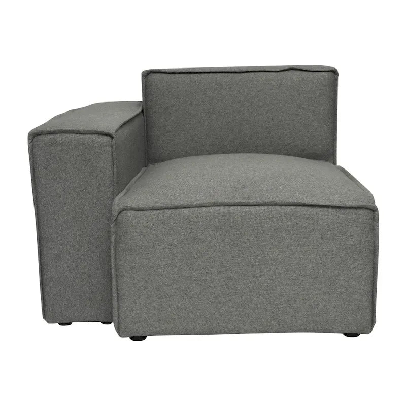 Modern Left Armrest Modular Sectional Sofa Chair 34