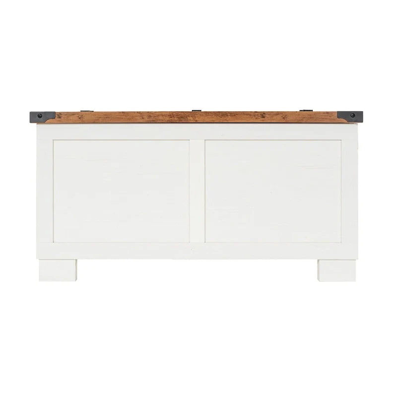 Contemporary Farmhouse Coffee Table Featuring Concealed Storage 8