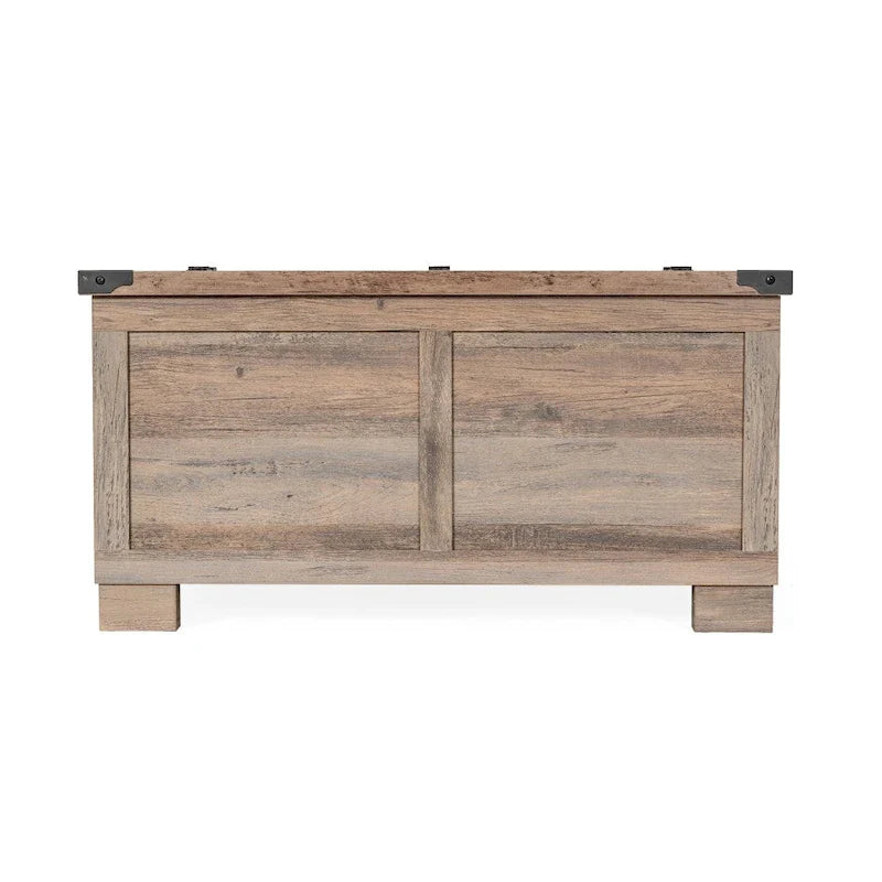Contemporary Farmhouse Coffee Table Featuring Concealed Storage 30
