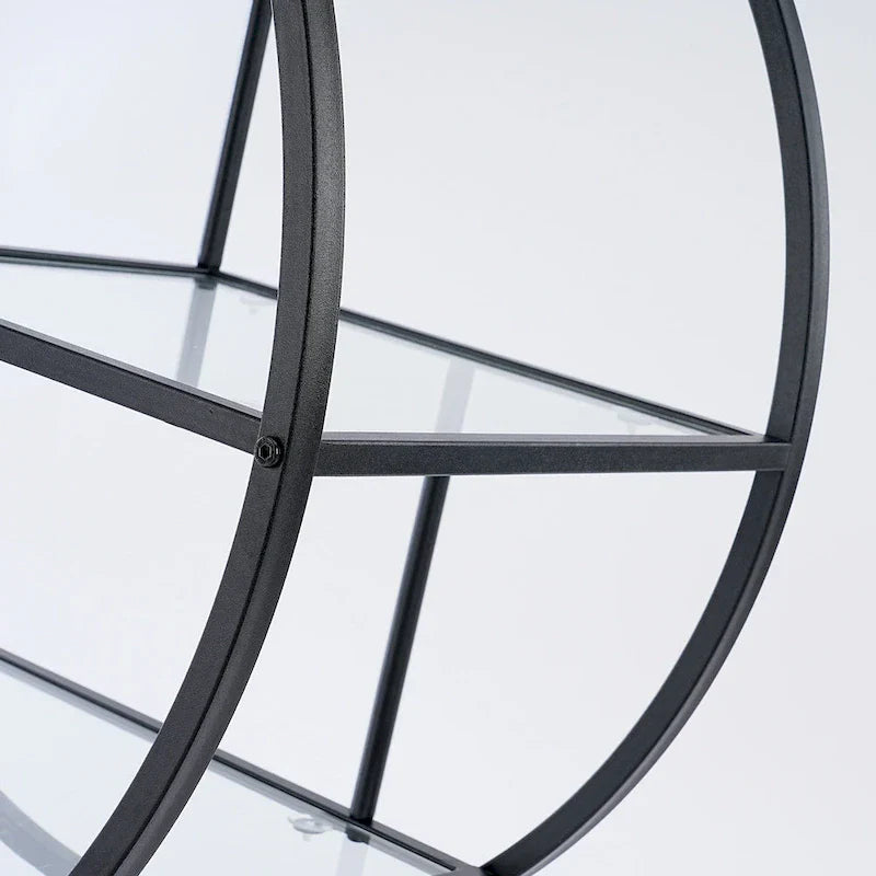 Chic Mobile Bar Cart - Elegant Drink Cabinet for Home & Entertaining 5