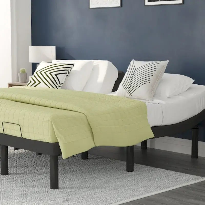 Wireless Remote Adjustable Bed Base with Anti-Skid Upholstery 3