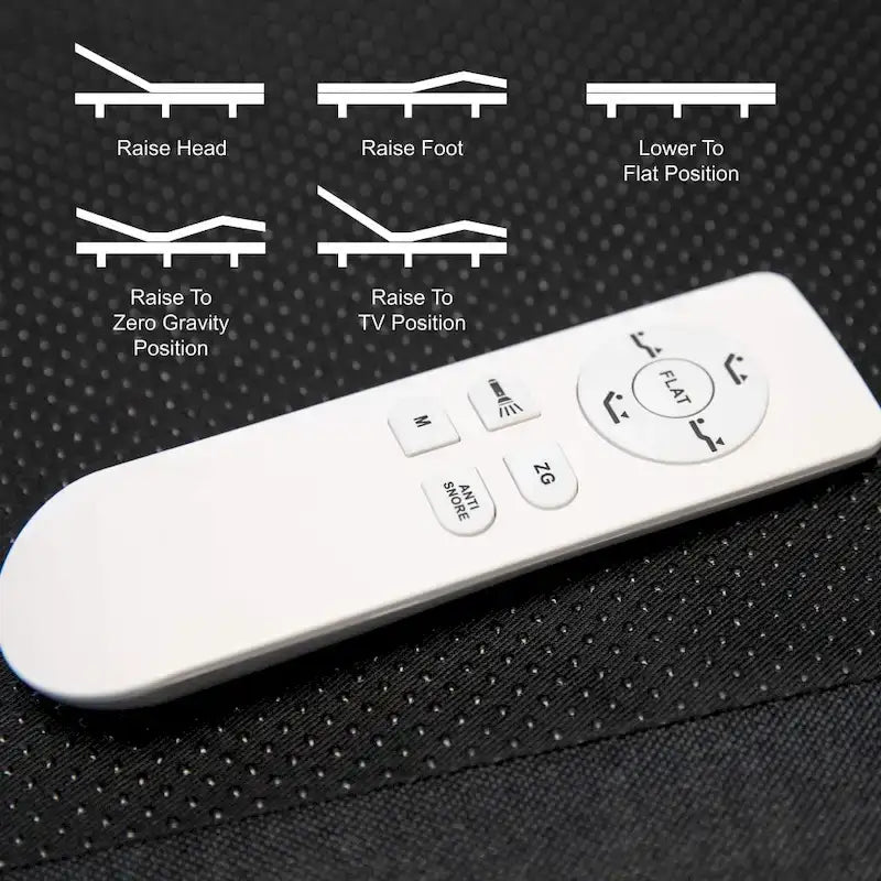Wireless Remote Adjustable Bed Base with Anti-Skid Upholstery 10