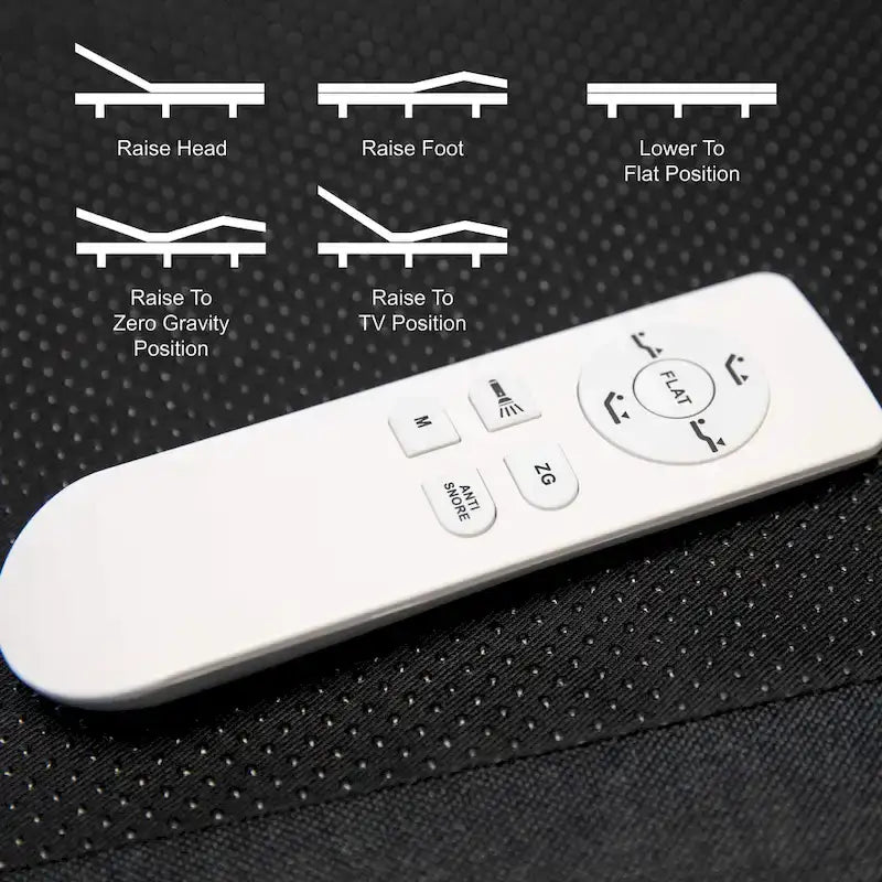Wireless Remote Adjustable Bed Base with Anti-Skid Upholstery 23