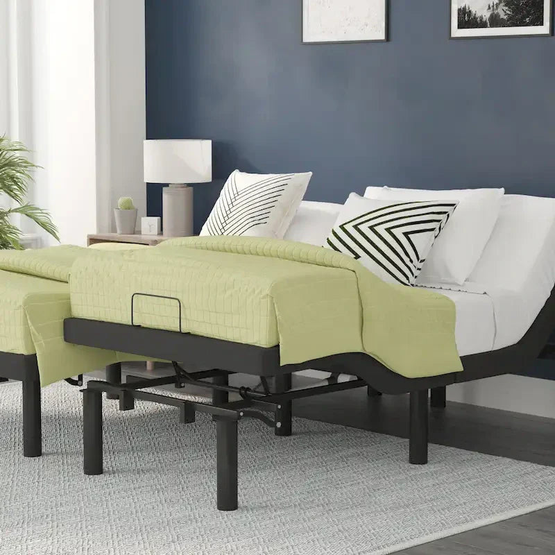 Wireless Remote Adjustable Bed Base with Anti-Skid Upholstery 25