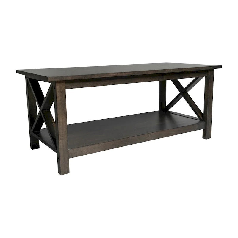 Classic Solid Wood Farmhouse Coffee Table 4
