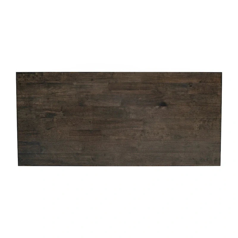 Farmhouse Coffee Table with Shelf and X-Frame Design 7