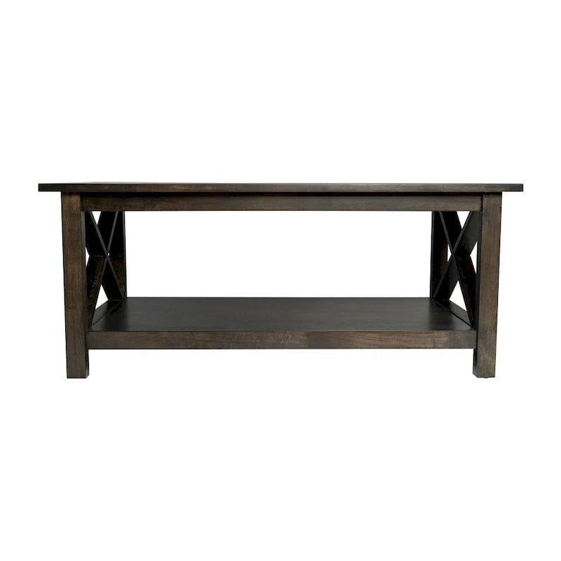 Classic Solid Wood Farmhouse Coffee Table 9