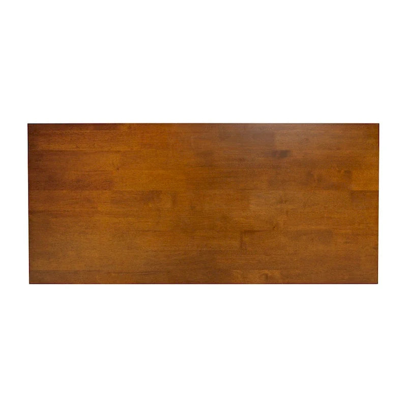 Farmhouse Coffee Table with Shelf and X-Frame Design 17