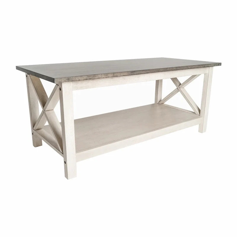 Classic Solid Wood Farmhouse Coffee Table 24
