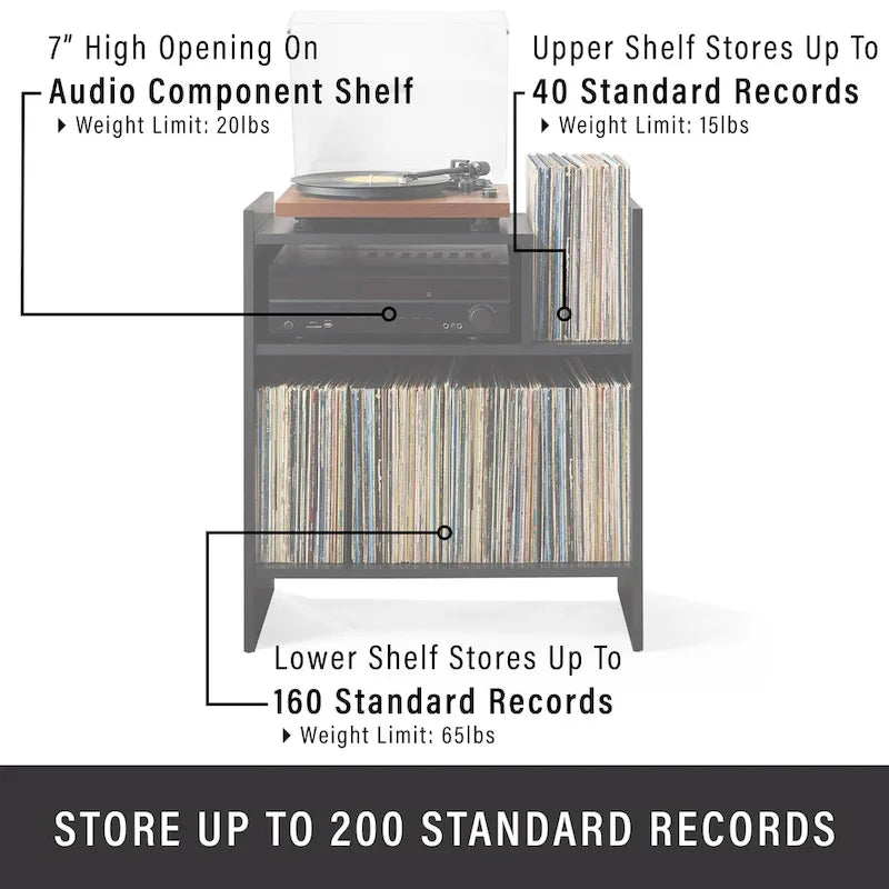 Crosley Portland Turntable Display Stand 4