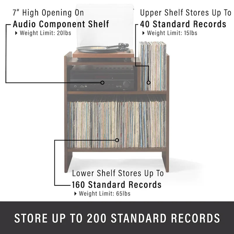 Crosley Portland Turntable Display Stand 18