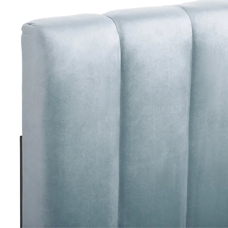 CorLiving Helena King Size Velvet Tufted Headboard 14
