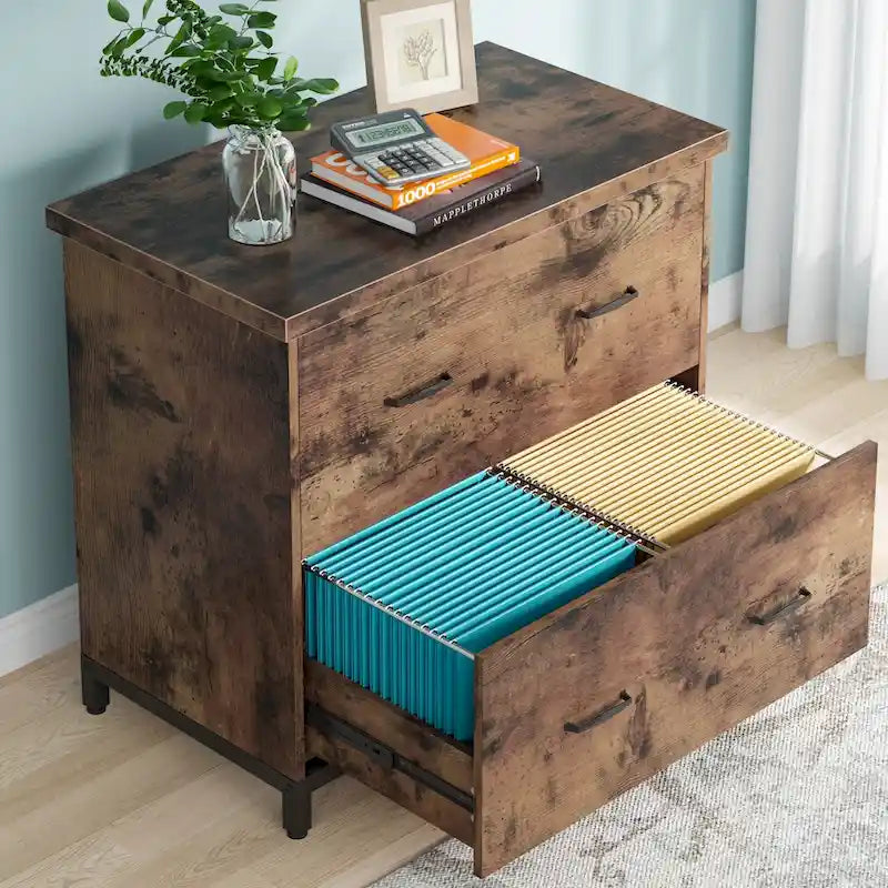 2-Drawer Lateral File Cabinet for Office Organization 33