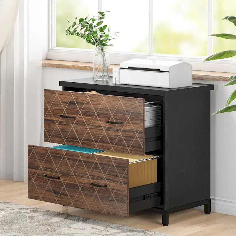 2-Drawer Lateral File Cabinet for Office Organization 9