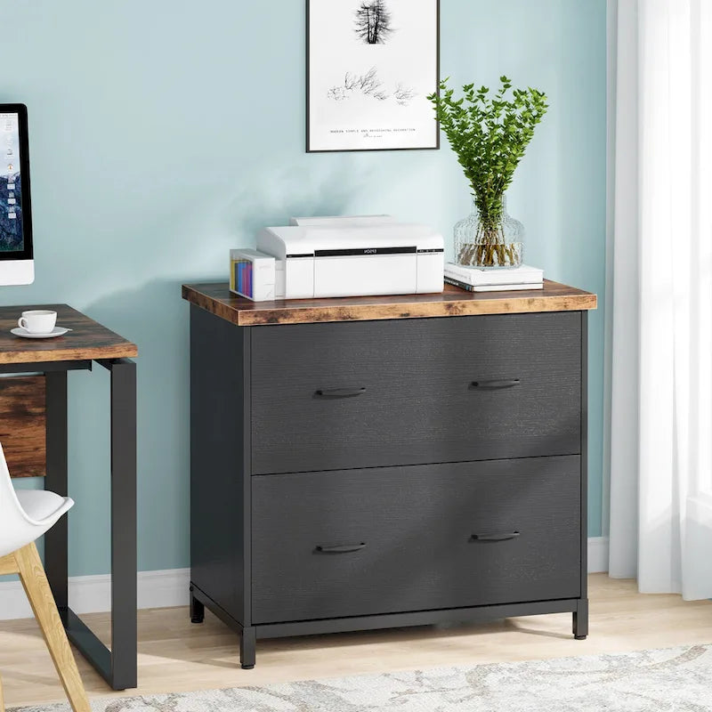 2-Drawer Lateral File Cabinet for Office Organization 24