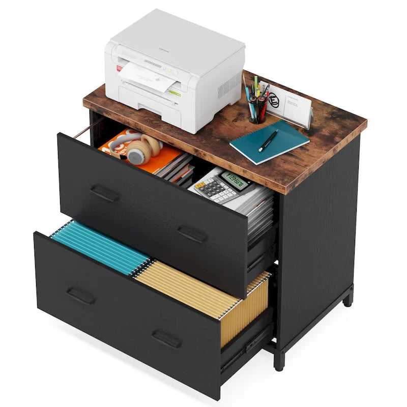 2-Drawer Lateral File Cabinet for Office Organization 32