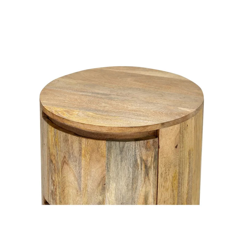 Kingston 18-Inch Round Nightstand with 2 Drawers by Carolina Living 7