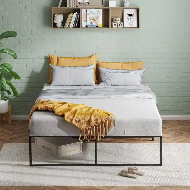 14-Inch Heavy-Duty Metal Full Bed Frame 2