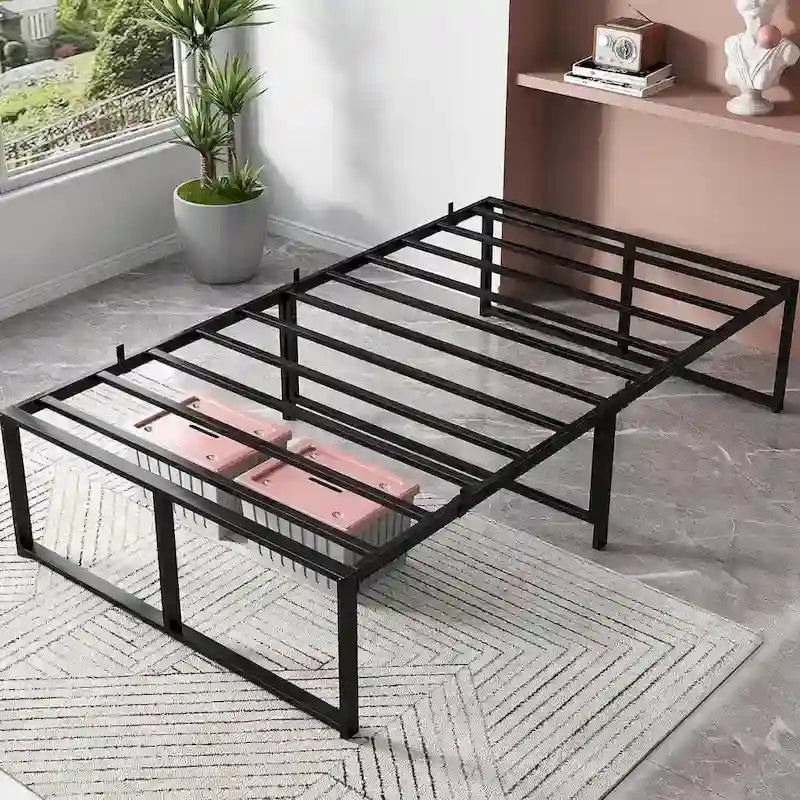 14-Inch Heavy-Duty Metal Full Bed Frame 3