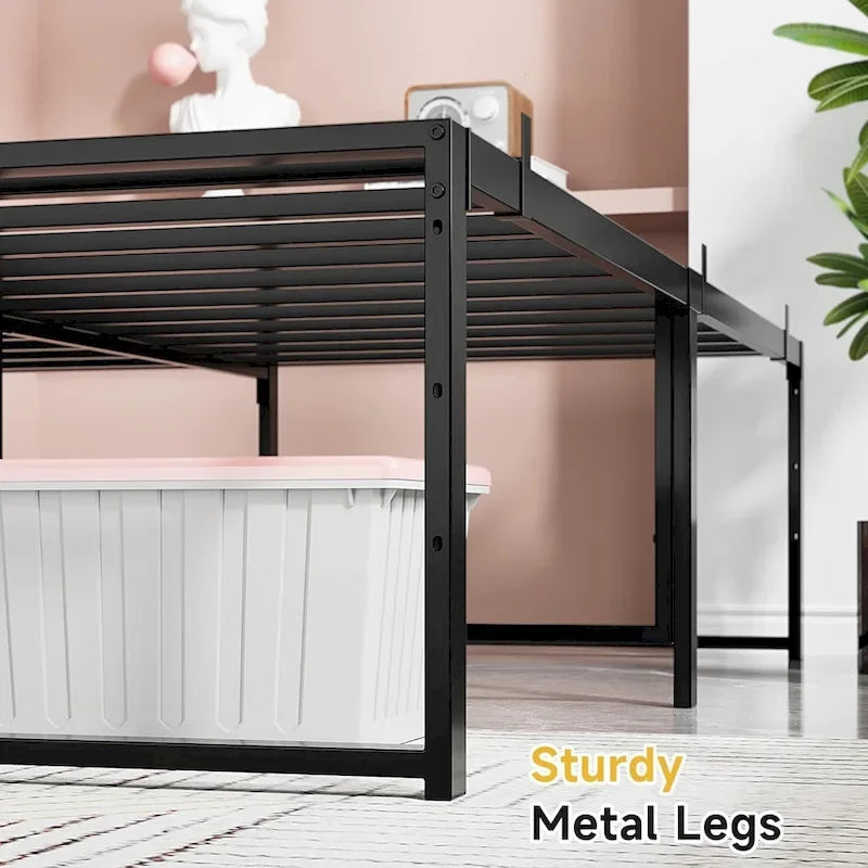 14-Inch Heavy-Duty Metal Full Bed Frame 4