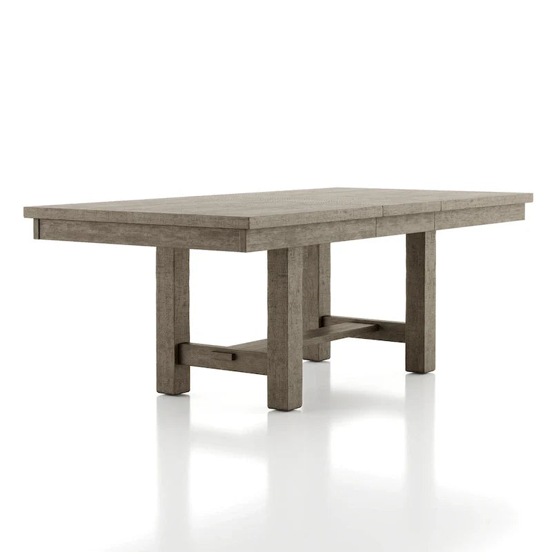 Jusk Rustic Grey Wood 5-Piece Dining Set by Furniture of America 10
