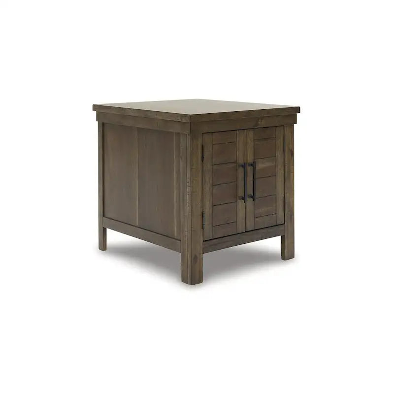 Signature Design by Ashley Moriville Brown End Table - Dimensions: 24"W x 26"D x 25"H 2