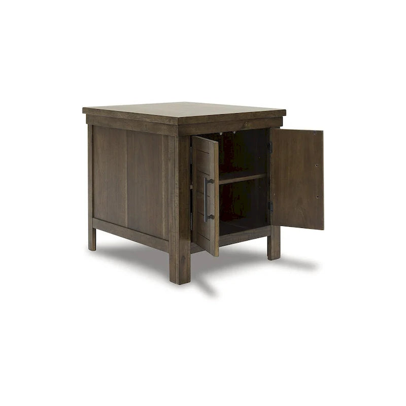 Signature Design by Ashley Moriville Brown End Table - Dimensions: 24"W x 26"D x 25"H 3