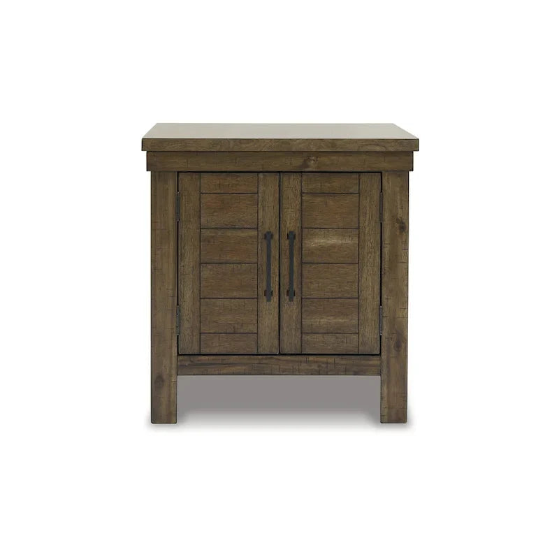 Signature Design by Ashley Moriville Brown End Table - Dimensions: 24"W x 26"D x 25"H 4