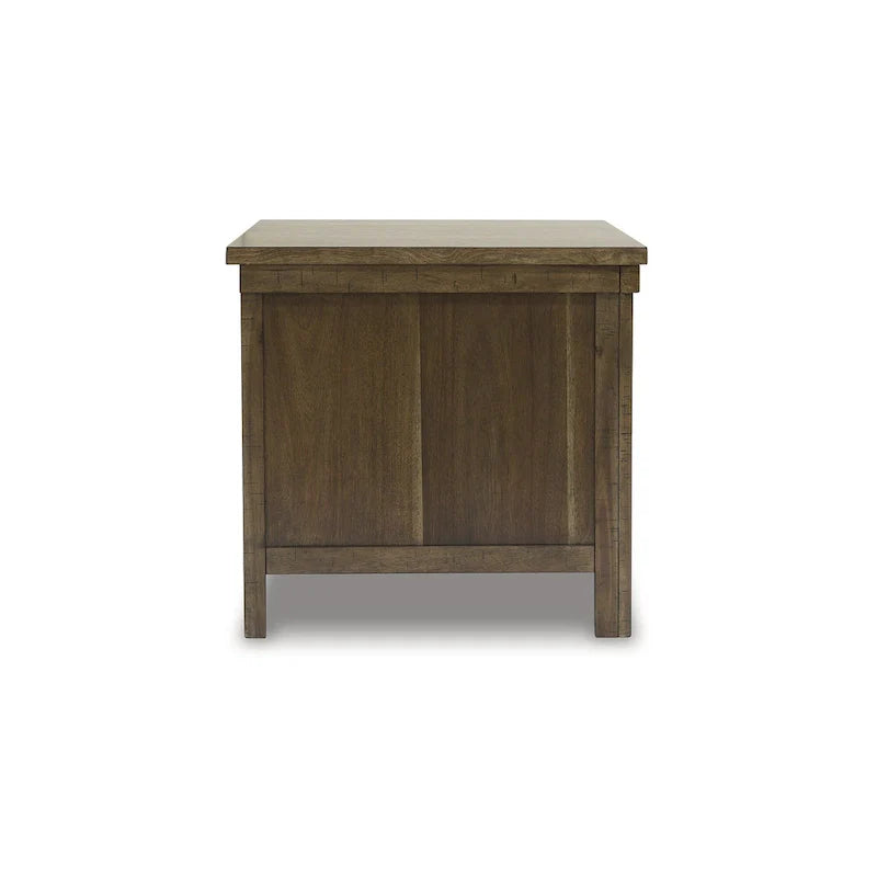 Signature Design by Ashley Moriville Brown End Table - Dimensions: 24"W x 26"D x 25"H 5