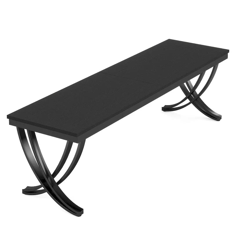 78.74-Inch Extra Long Double Computer Desk with Stylish Metal Legs for Home Office 6