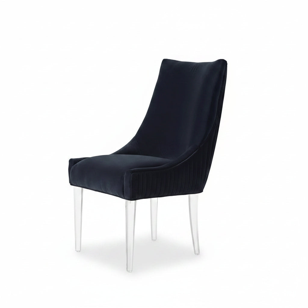 Couture Vesile Acrylic Leg Dining Chair 3