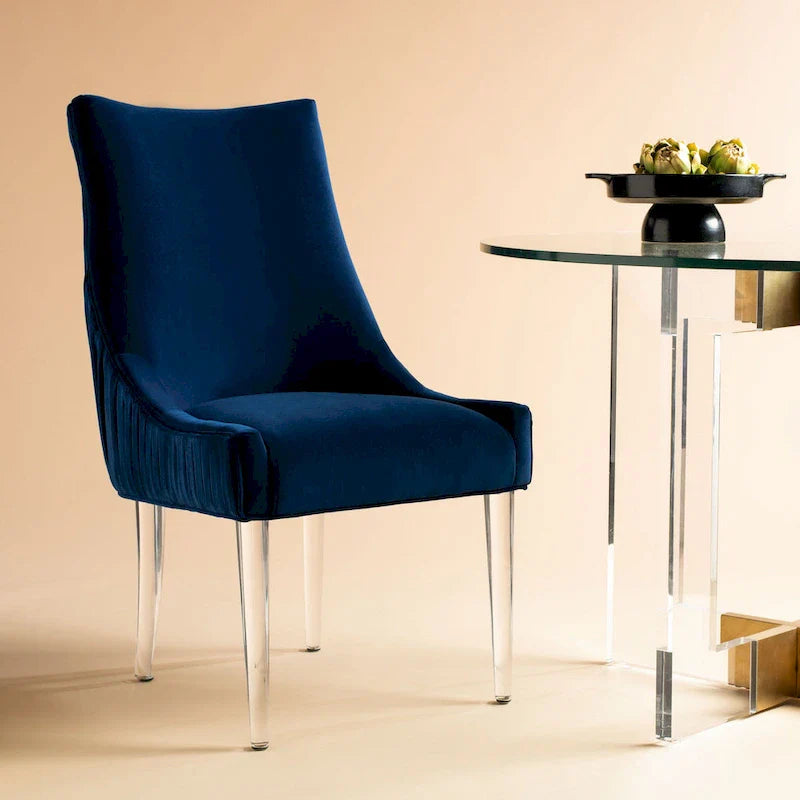 Couture Vesile Acrylic Leg Dining Chair 4