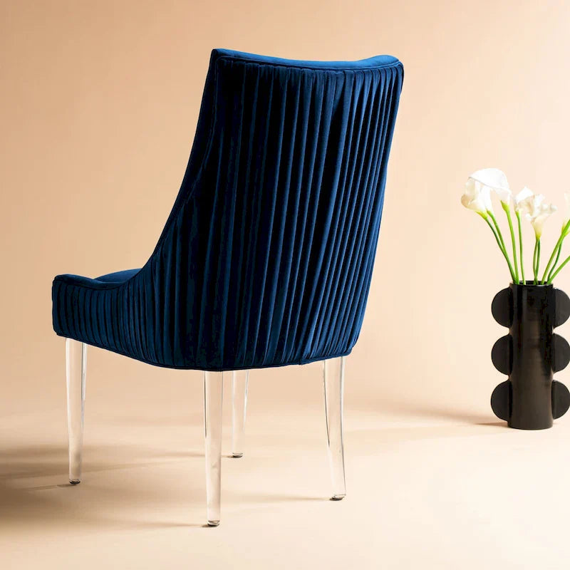 Couture Vesile Acrylic Leg Dining Chair 5