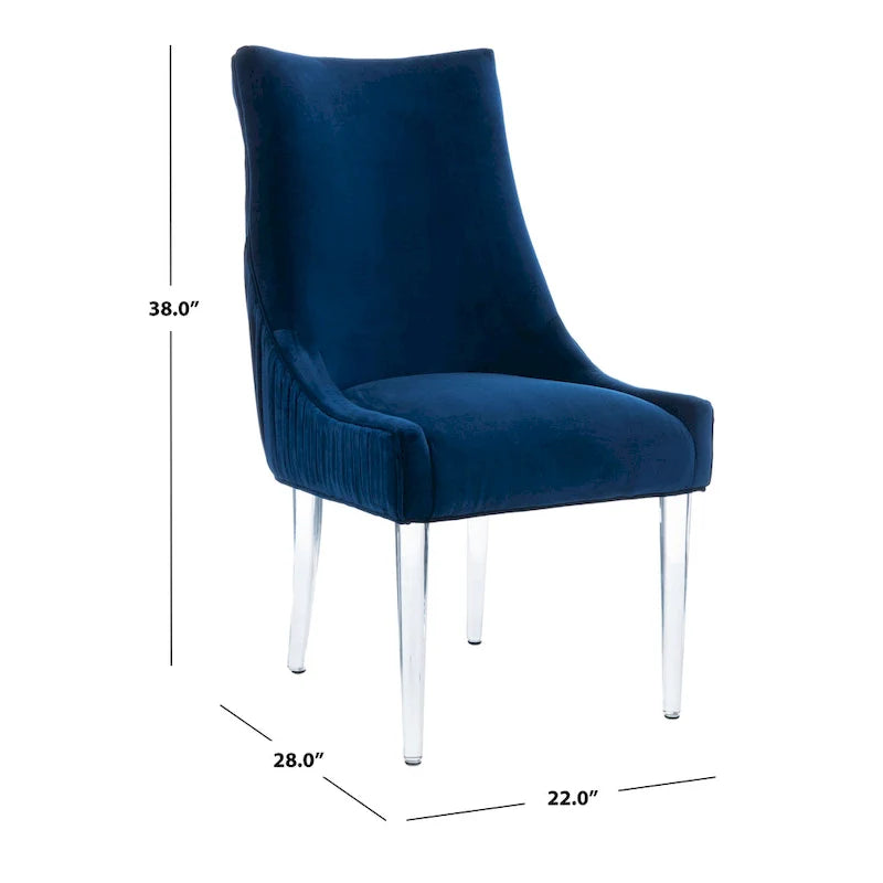 Couture Vesile Acrylic Leg Dining Chair 14