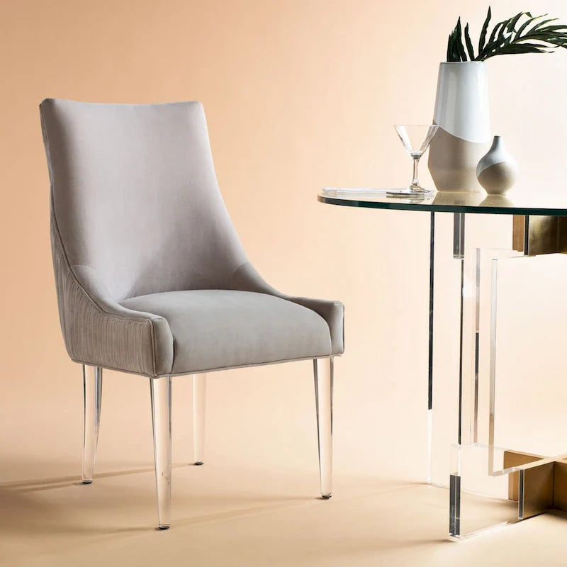 Couture Vesile Acrylic Leg Dining Chair 15
